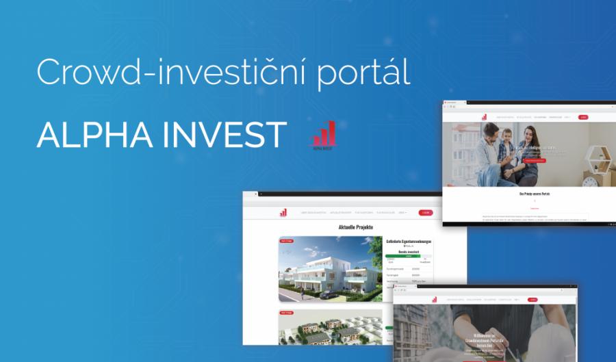 Crowd-investiční portál Aplha Invest už se rýsuje